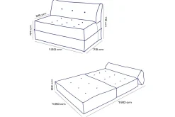 Avy 2-seters Sovesofa