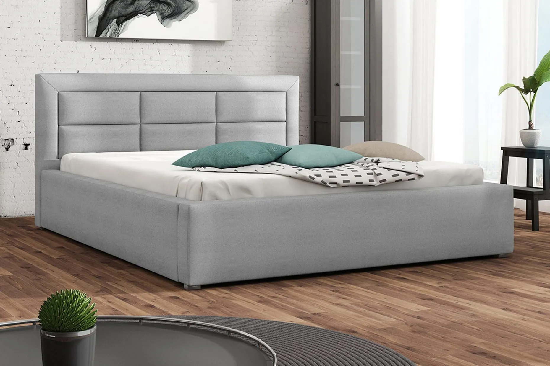Axlunda Seng 200x200 cm Metallramme