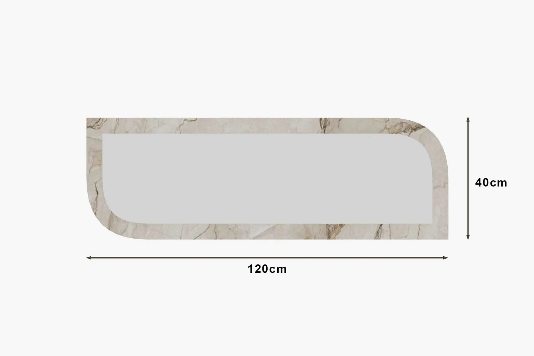 Ayana Vegghengt Speil 40 cm