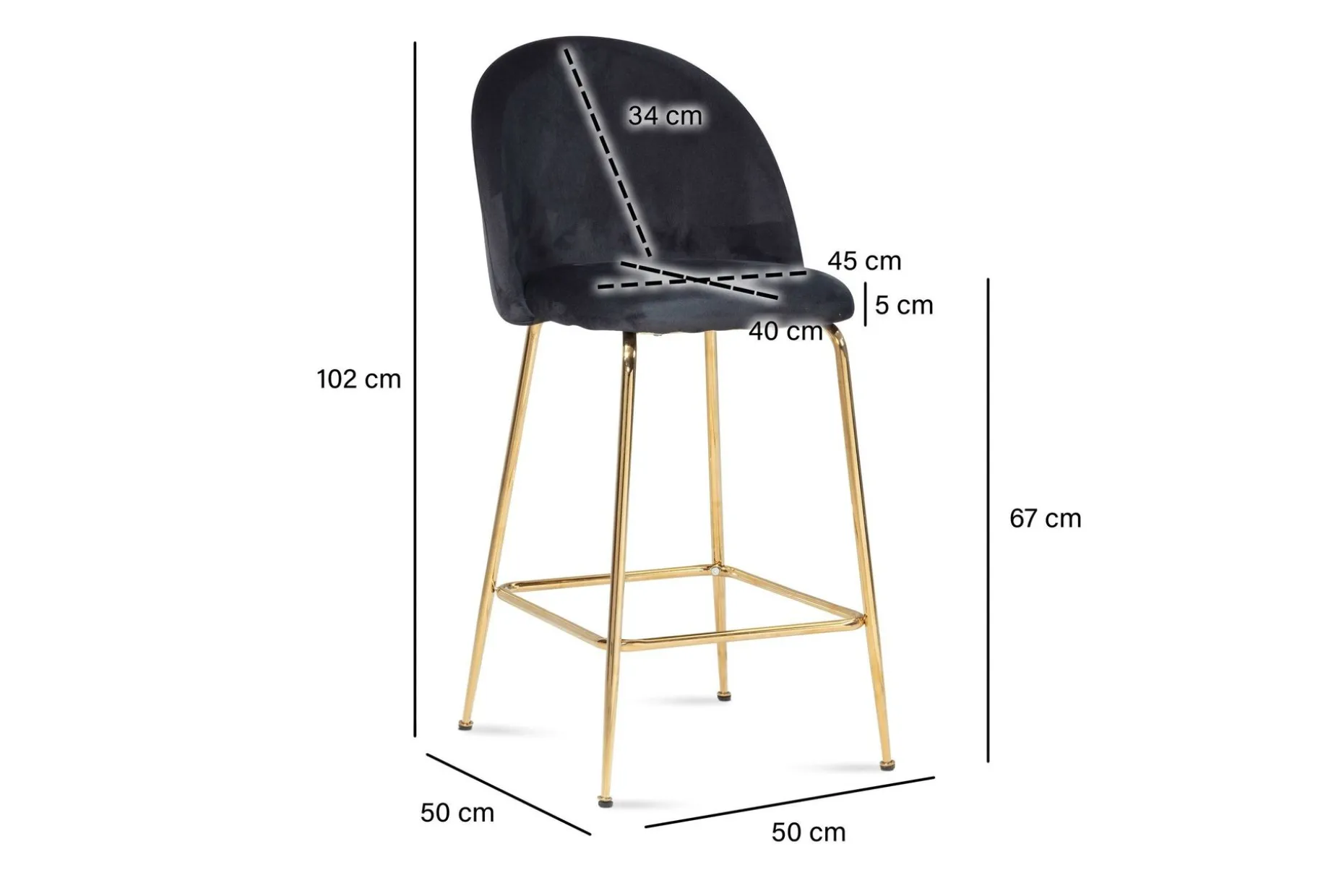Babbi Barstol 102 cm