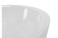 Badekar frittstående 160 cm Hvit NEVIS