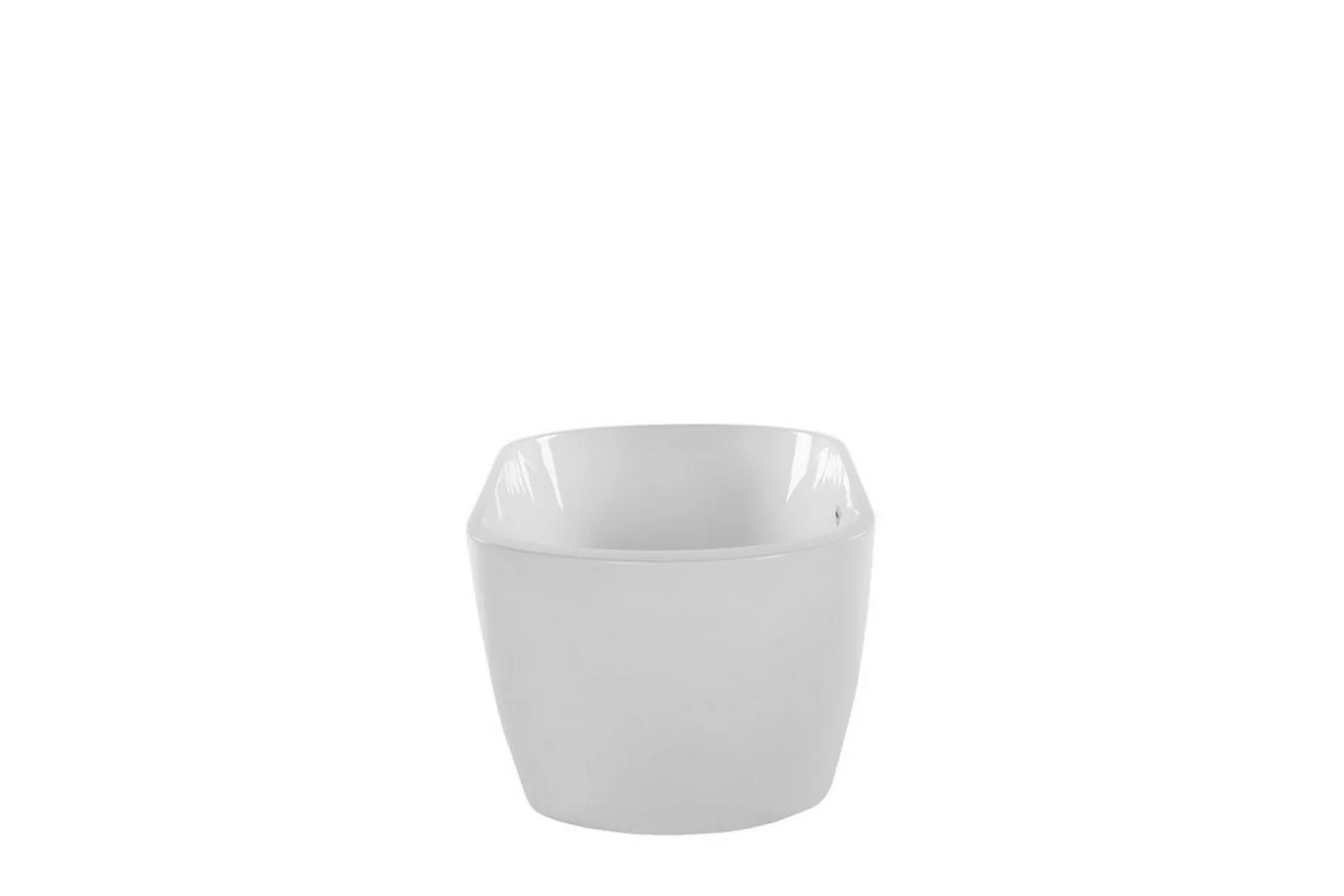 Badekar frittstående 160 cm Hvit NEVIS
