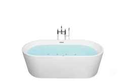 Badekar Frittstående med LED 170 cm Hvit HAVANA