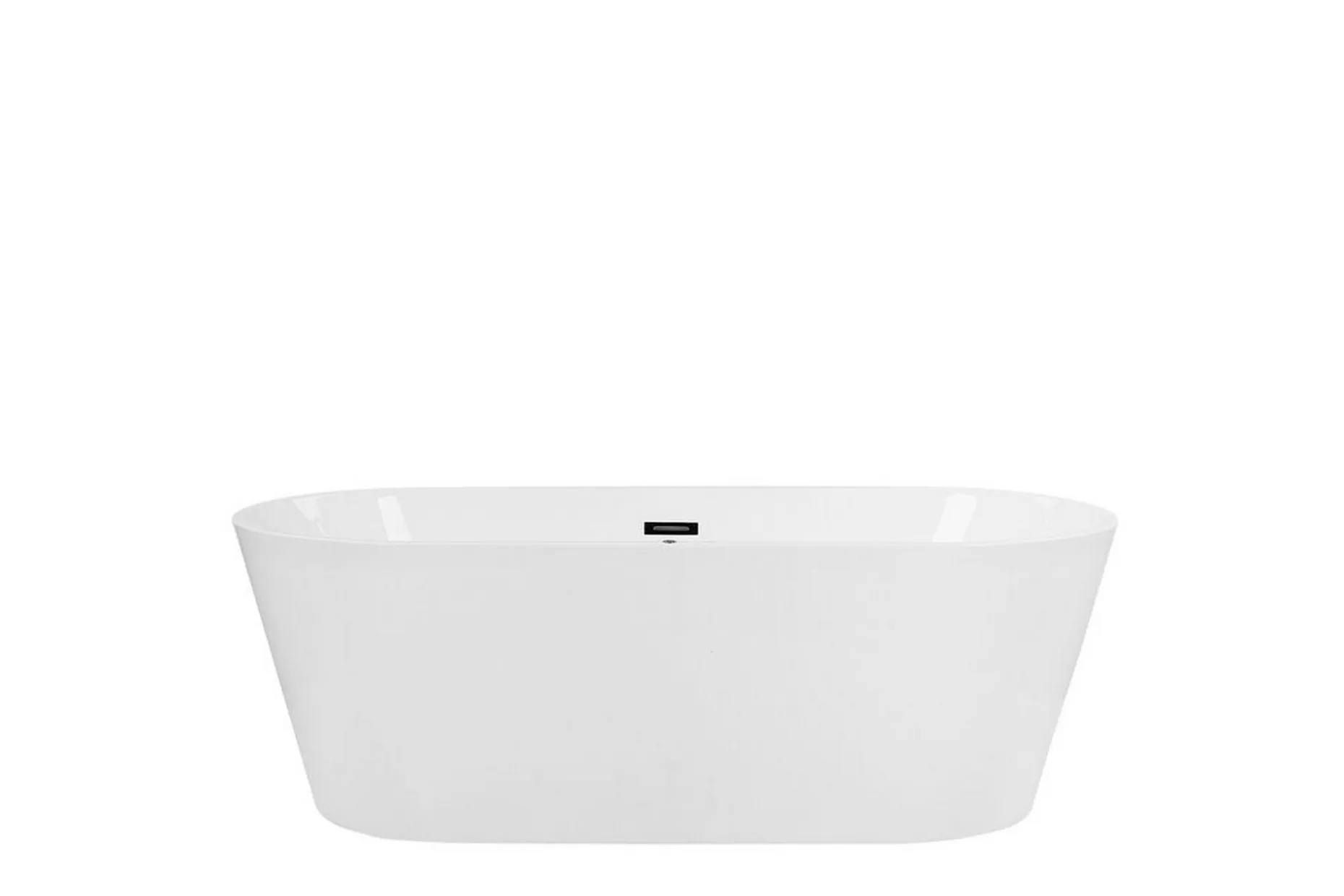 Badekar Frittstående med LED 170 cm Hvit HAVANA