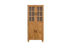 Baderomsskap Alby 75x30x170 cm, Beiset/funksjonsbeskrivelse