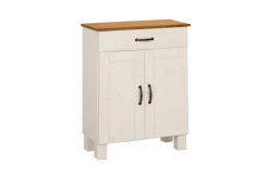 Baderomsskap Alby 60x30x80 cm, Hvit/Honning