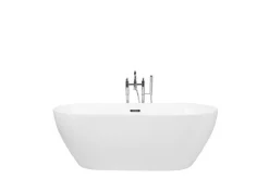 Badkar frittstående 150 cm hvit CARRERA