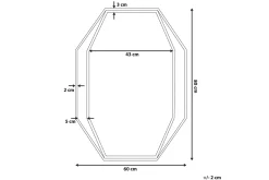 Bagron Speil 80x60 cm