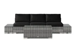 Bahamas utesofa 3-seters med bord