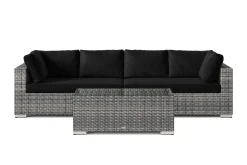 Bahamas utesofa 4-seters med bord