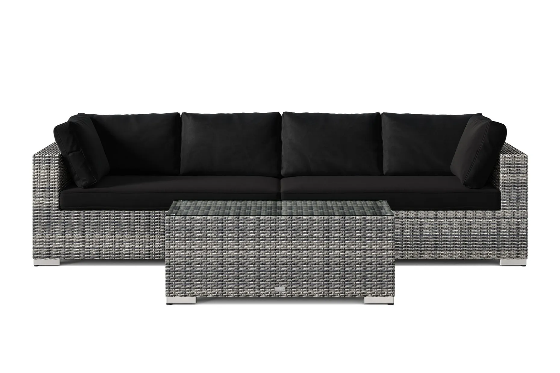 Bahamas utesofa 4-seters med bord