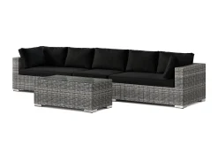 Bahamas utesofa 5-seters med bord