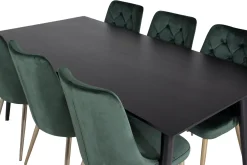 Balisa Spisegruppe 180 cm inkl. 6 Valerie Lyx Stoler