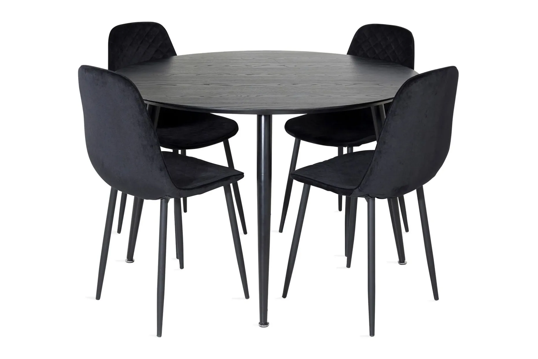 Balisa Spisegruppe 115 cm Rund inkl. 4 Ypas Stoler