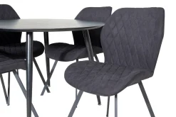 Balisa Spisegruppe 115 cm Rund inkl. 4 Sumoas Stoler