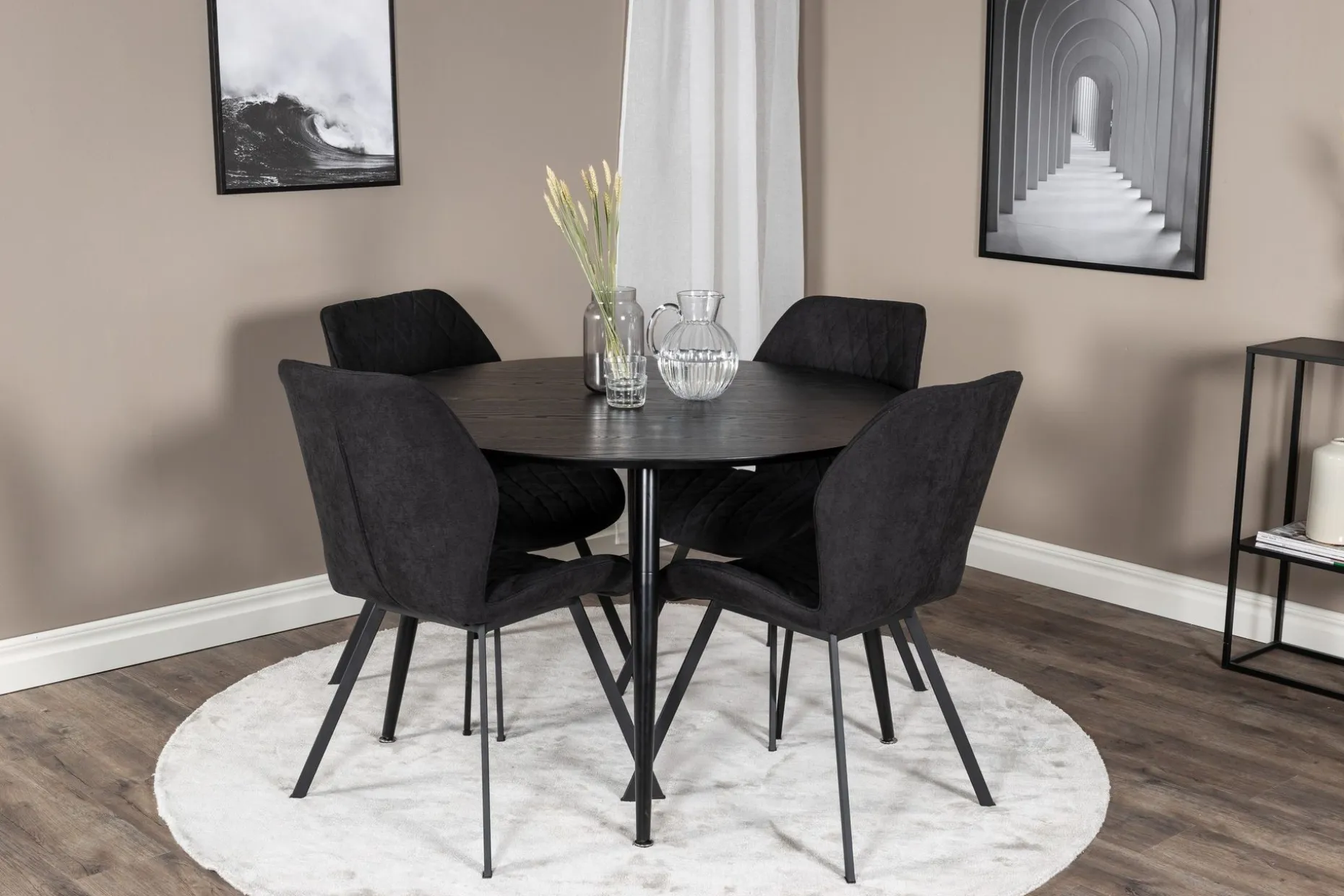 Balisa Spisegruppe 115 cm Rund inkl. 4 Sumoas Stoler