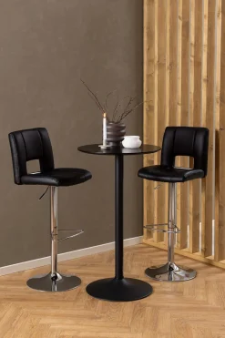Barbord HOME4YOU Ibiza D60x105 cm svart ask