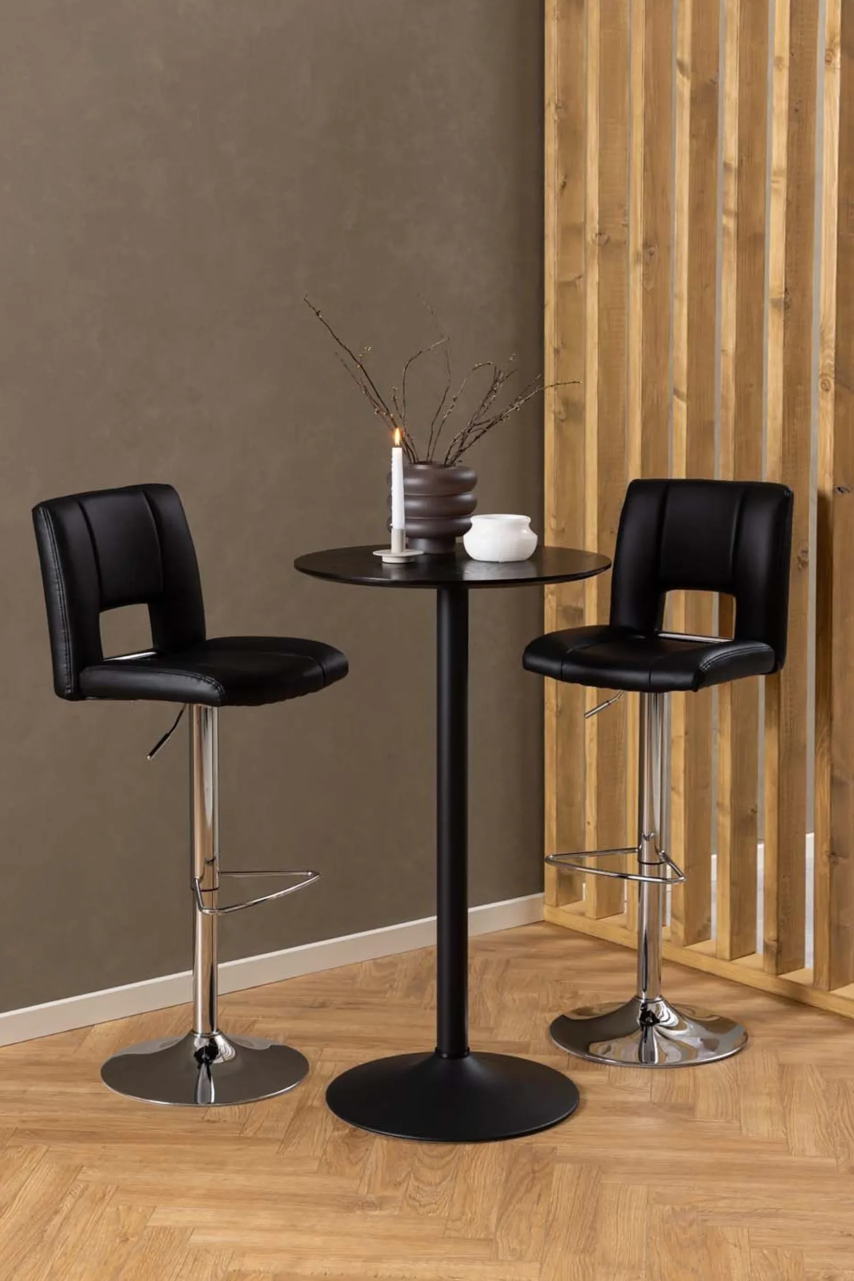 Barbord HOME4YOU Ibiza D60x105 cm svart ask