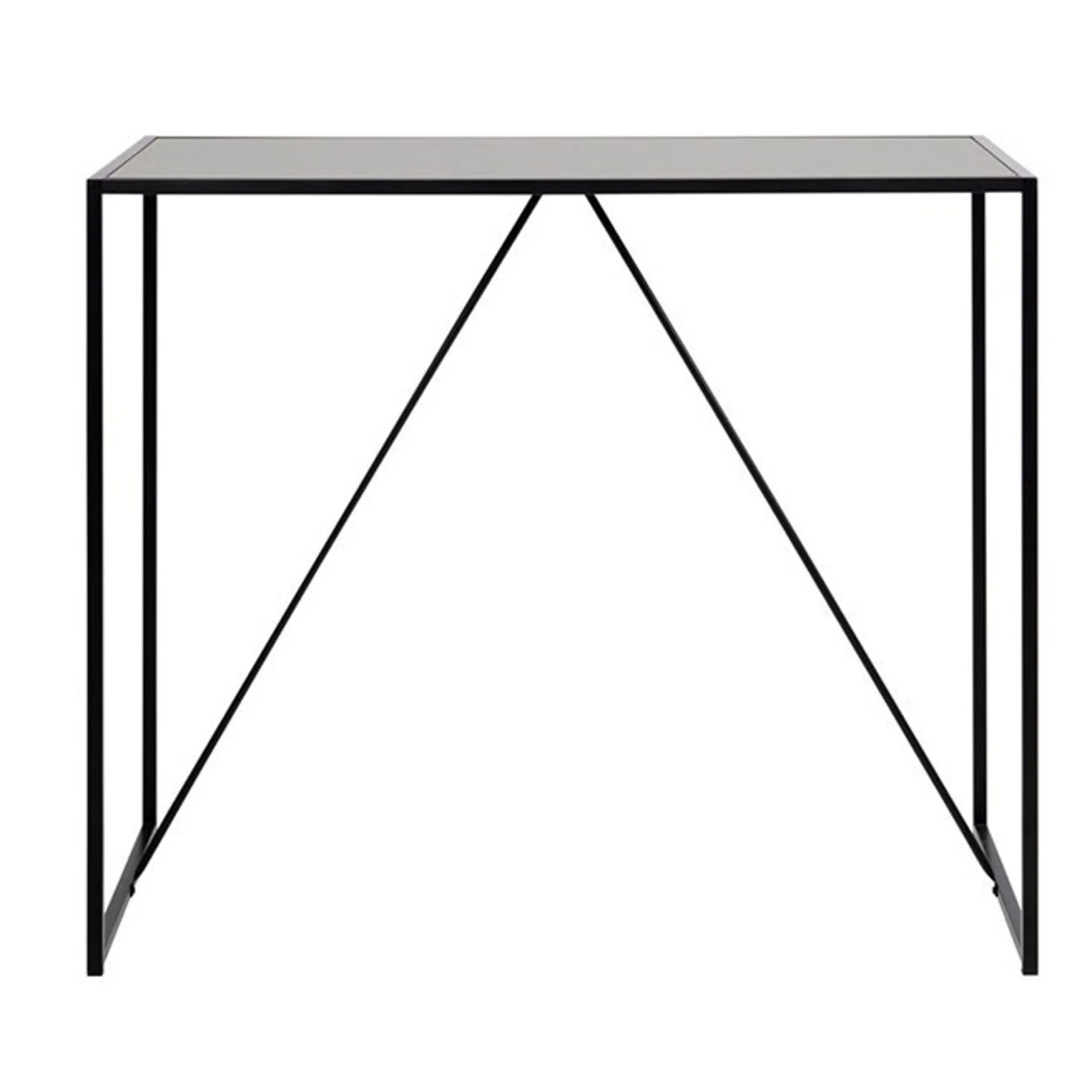 Barbord HOME4YOU Seaford 120x60x105 cm svart