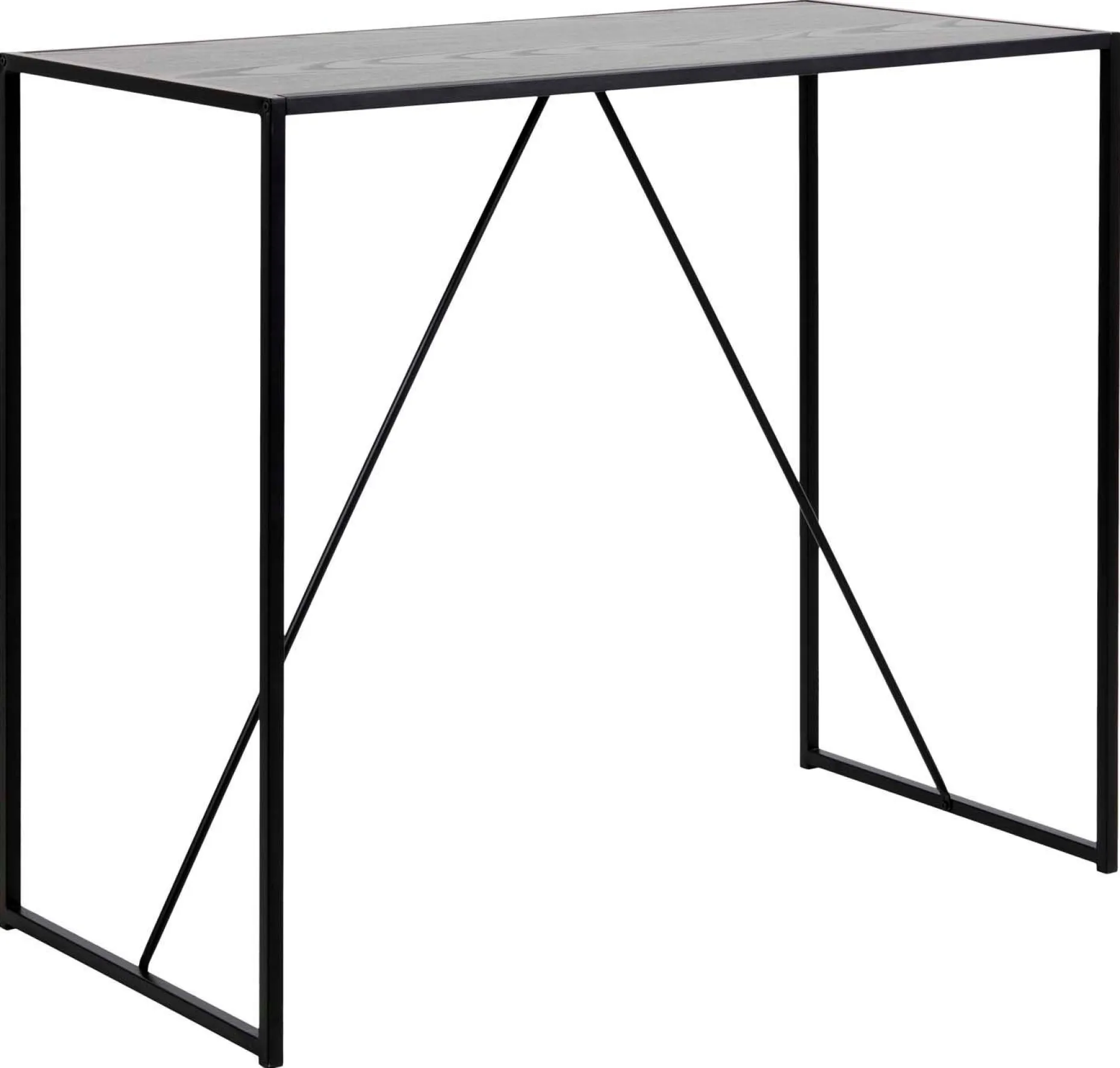 Barbord HOME4YOU Seaford 120x60x105 cm svart