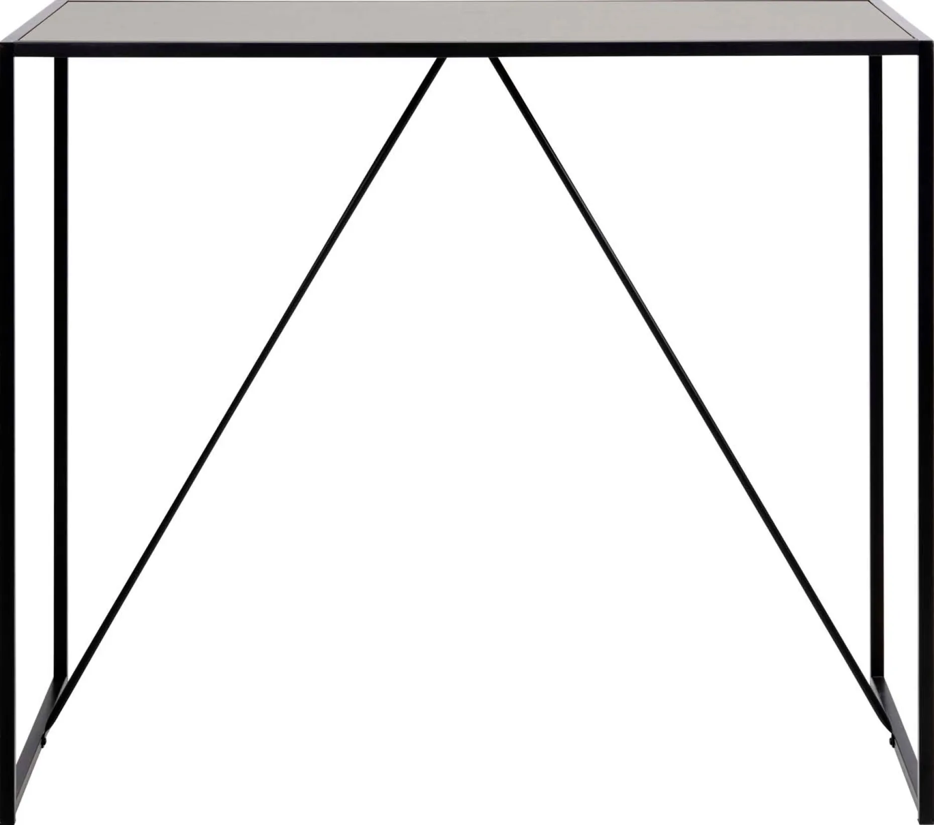 Barbord HOME4YOU Seaford 120x60x105 cm svart