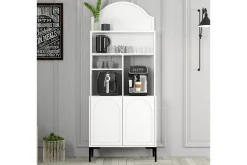 Bar Kaffeskap Hazim To Hvit / Svart