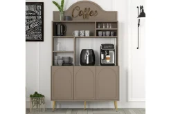 Bar Kaffeskap Hazim Tre Atlas / Gull