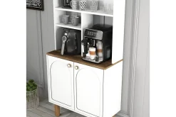 Bar Kaffeskap To Hvit / Eik