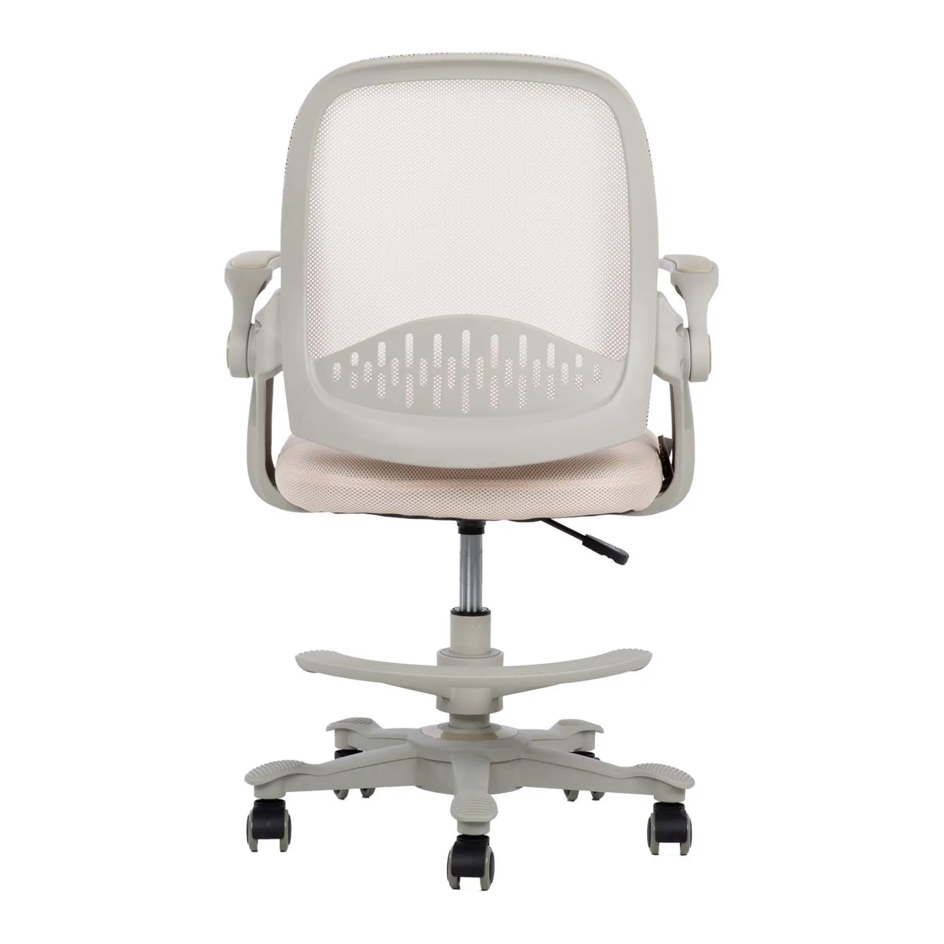 Barneskrivebordsstol HOME4YOU Emmy med fotskammel Beige
