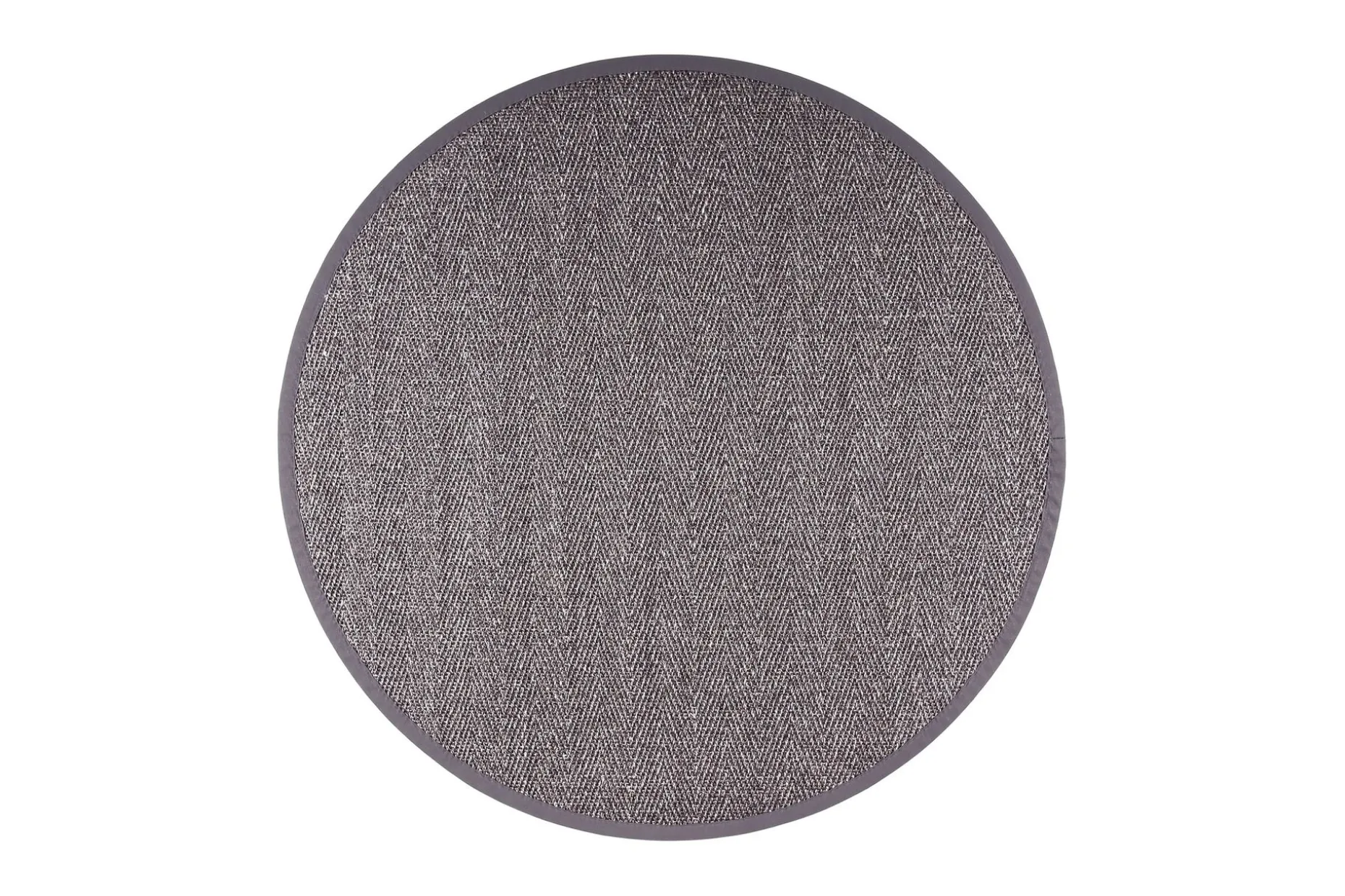 Barrakuda Matte Rund 200 cm Antrasitt