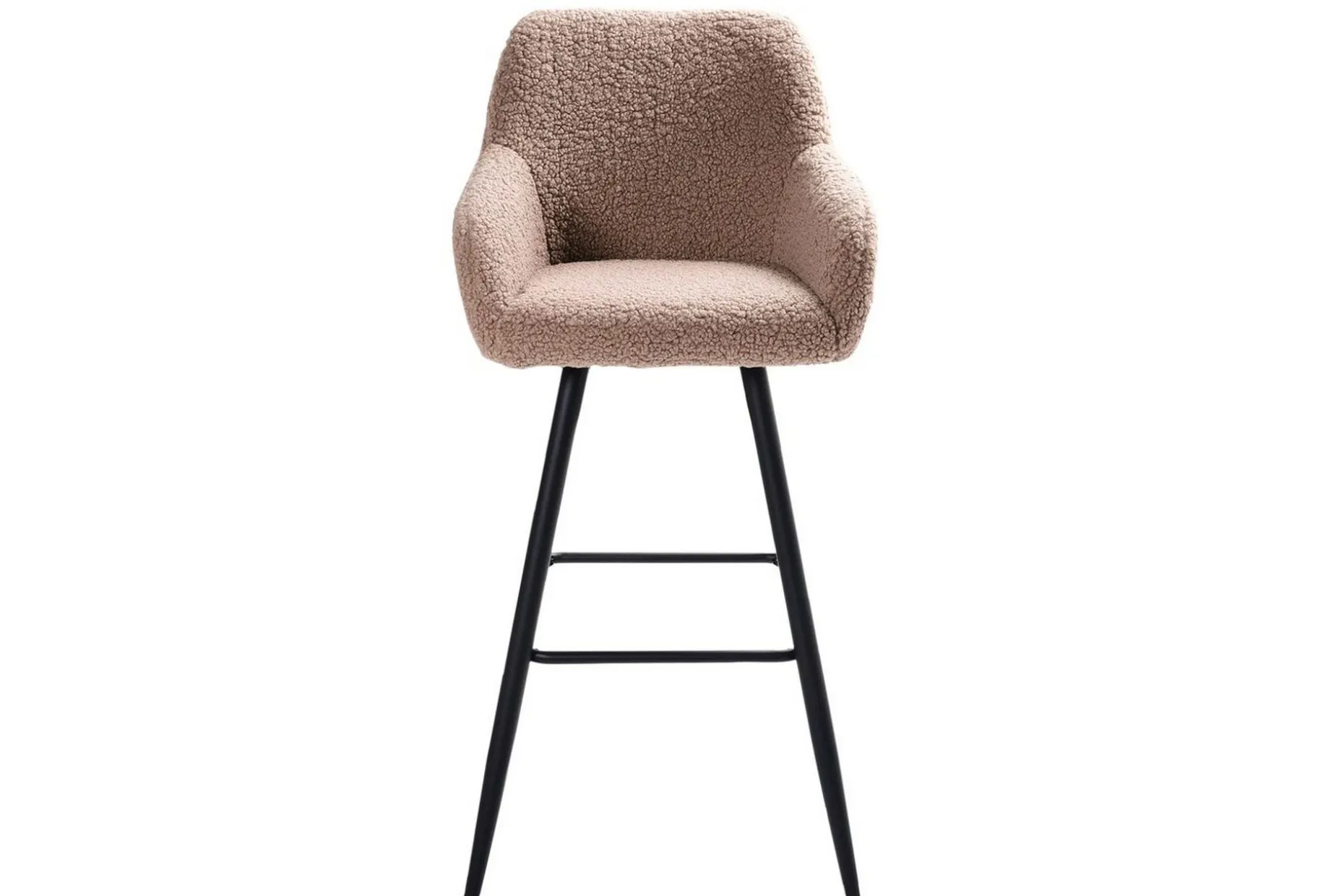 Barstol Casmalia sett av 2 Beige/svart