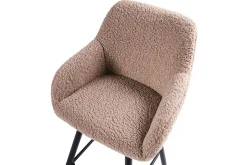 Barstol Casmalia sett av 2 Beige/svart