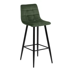 Barstol HOME4YOU Chilli 150x40xh80 cm, svart