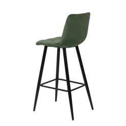 Barstol HOME4YOU Chilli 150x40xh80 cm, svart