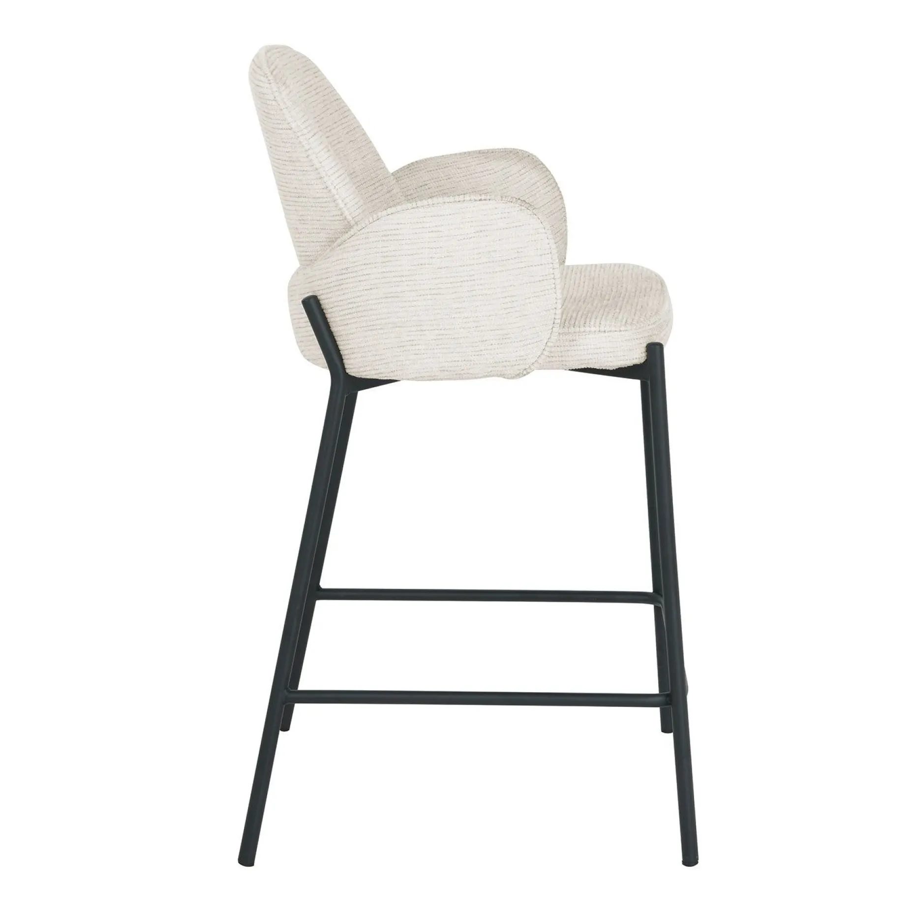 Barstol HOME4YOU Damen 80x40xh90 cm, Svart