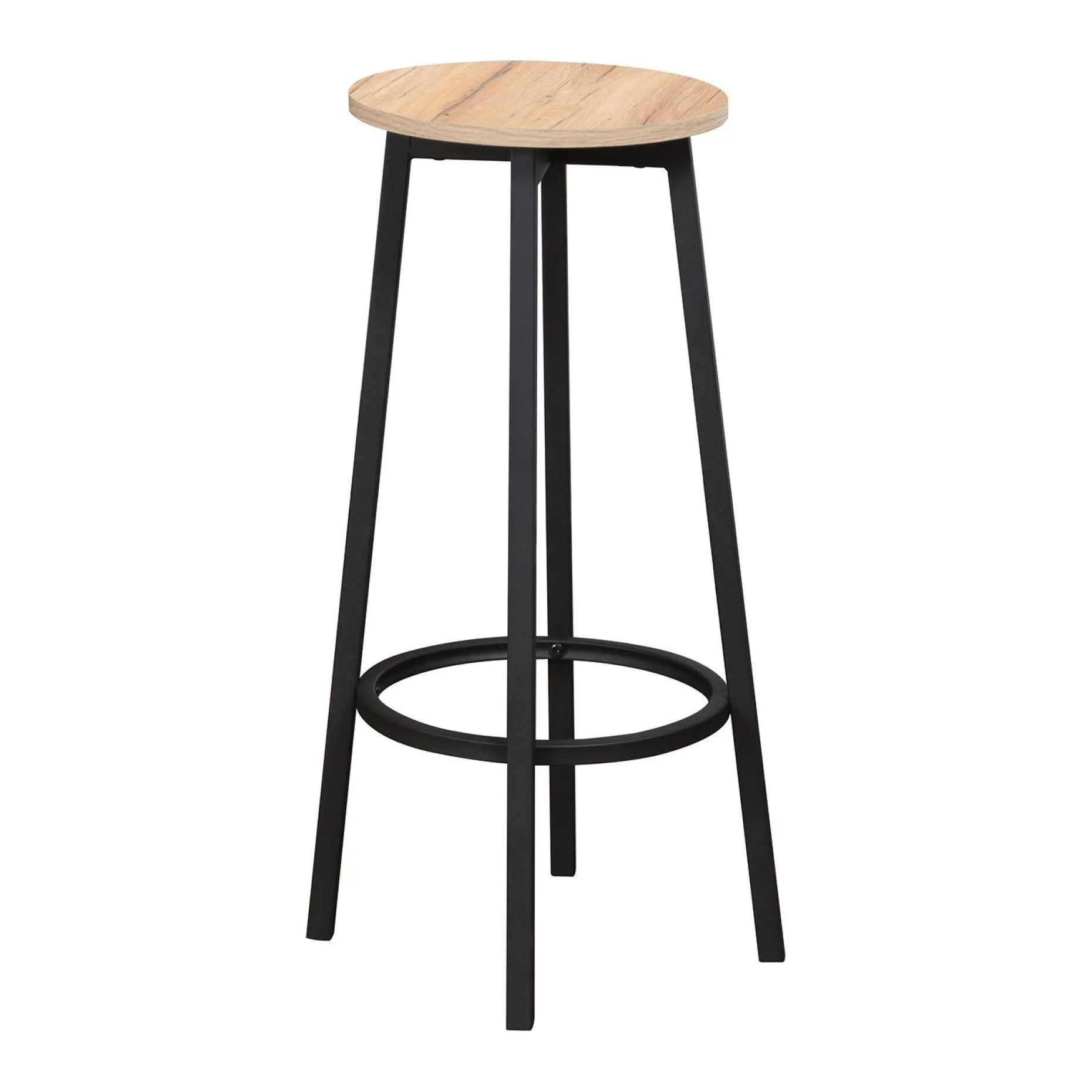 Barstol HOME4YOU Hannes 38x38x70 cm rustikk melamin