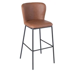 Barstol HOME4YOU Savoy 120x40xh75 cm, melamin med eikebark