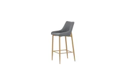 Barstol Plaza 2-pack Natur/Mørkgrå