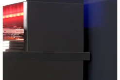 Bays Gaming Skrivebord 160 cm med Oppbevaring 2 Hyller