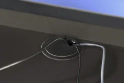 Bays Gaming Skrivebord 160 cm med Oppbevaring 2 Hyller