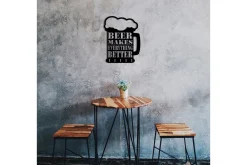 Beer Metal Decor Veggdekor
