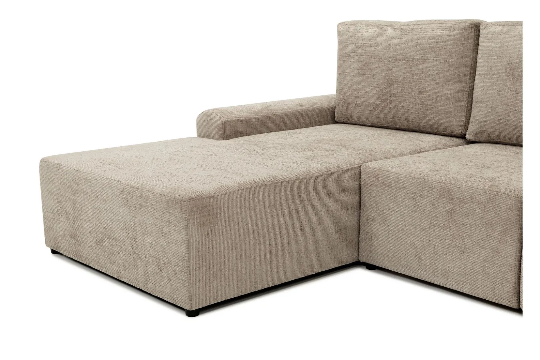 Bella Sovesofa med Sjeselong 3-seter i Plysj
