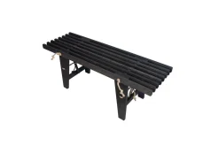 Benke EcoFurn Ecobenk 120 cm Al Svart Oljet