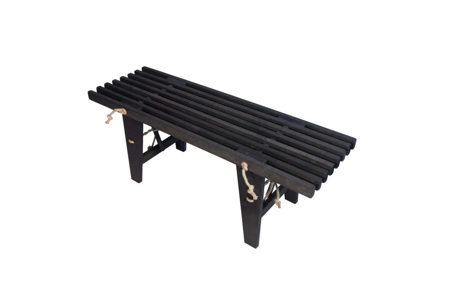 Benke EcoFurn Ecobenk 120 cm Al Svart Oljet