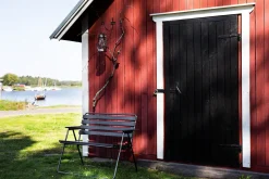 Benk Retro 322, 2-pers. Svart/Grå