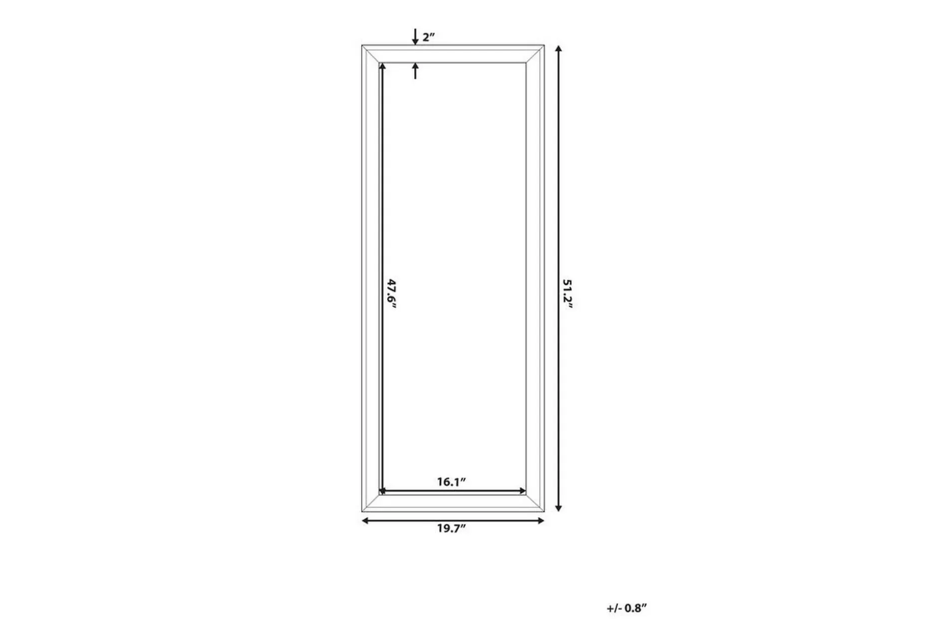 Benon Speil 50 cm