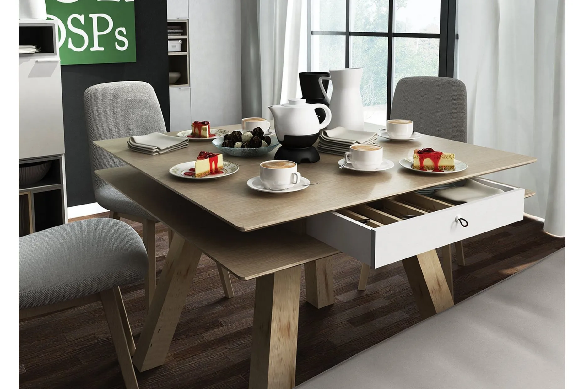 BENT Skammel Beige