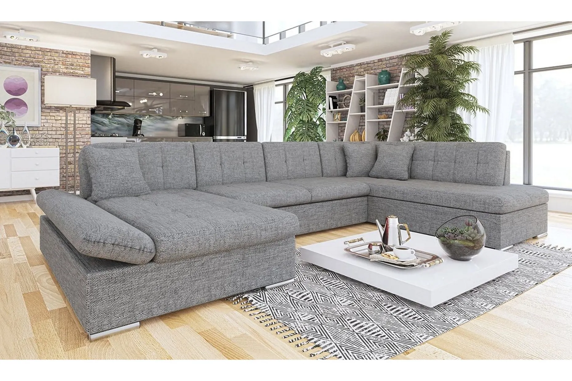 Bergen U-sovesofa 345x205x77 cm