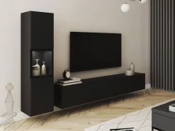 Bergfelde TV-enhet 2 deler med Belysning