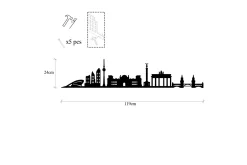 Berlin Skyline Veggdekor